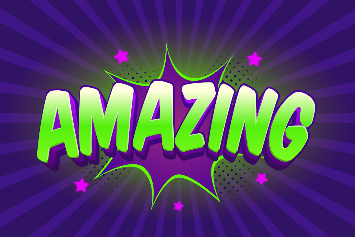 Comic and Cartoon Text Effects Vol.4, a Layer Style Add-On by Vector Galore