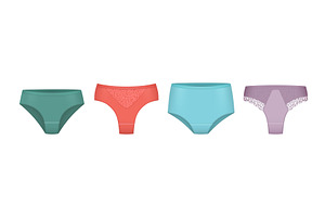 Woman panties. Collection of female, a Graphic by Onyx