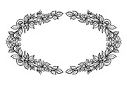 Vintage Floral Frame Vector Bundle, an Illustration by Designs_River (Thumbnail 37 of 51)