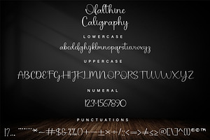 Ofalthine Caligraphy