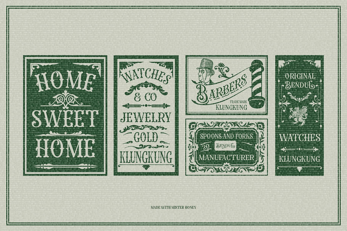 Mister Honey Typeface, a Serif Font by alit design (Photo 10 of 15)