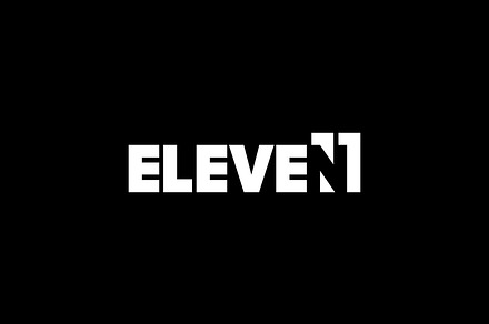Eleven Text Wordmark Logo