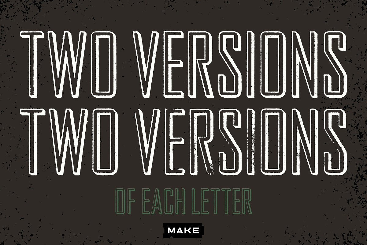 Letterpress Agency, a Font by Heavy Metal Type Co. (Photo 2 of 5)