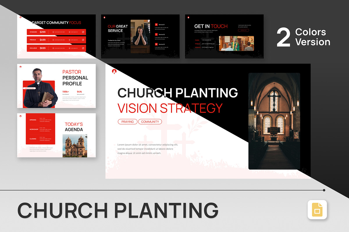 Church Planting Google Slides, a Presentation Template by Antstheme (Photo 1 of 4)
