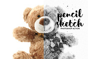 Pencil Sketch Photoshop Action preview 6