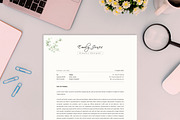 Water Color CV-Resume Tempalate *C, a Resume Template by Showy68 Template (Thumbnail 3 of 3)