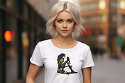 QUIRKY PATCHWORK GIRLS CLIPART, a Person Illustration by Daring Digies (Thumbnail 5 of 6)