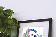 Watercolor lotuses collection, an Illustration by Verlena's Corner (Thumbnail 7 of 7)