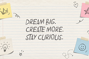 Velmora Sketch - Playful Doodle Font, a Handwritten Font by mesuka (Thumbnail 2 of 5)