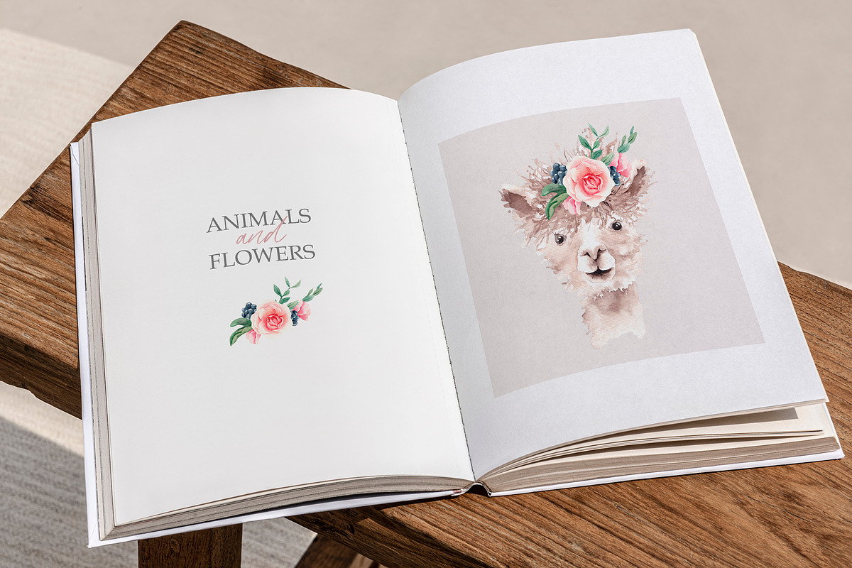 Watercolor Animal Portraits, an Animal Illustration by YuliyaArtGarden (Photo 4 of 5)