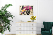 Floral Black Culture Wall Art Set, a Decorative Illustration by PrintablesByFranklyn (Thumbnail 5 of 9)