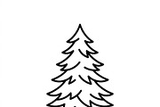 45 Christmas Tree Decorating Icons, an Outline Icon by adenpinkstore (Thumbnail 5 of 22)