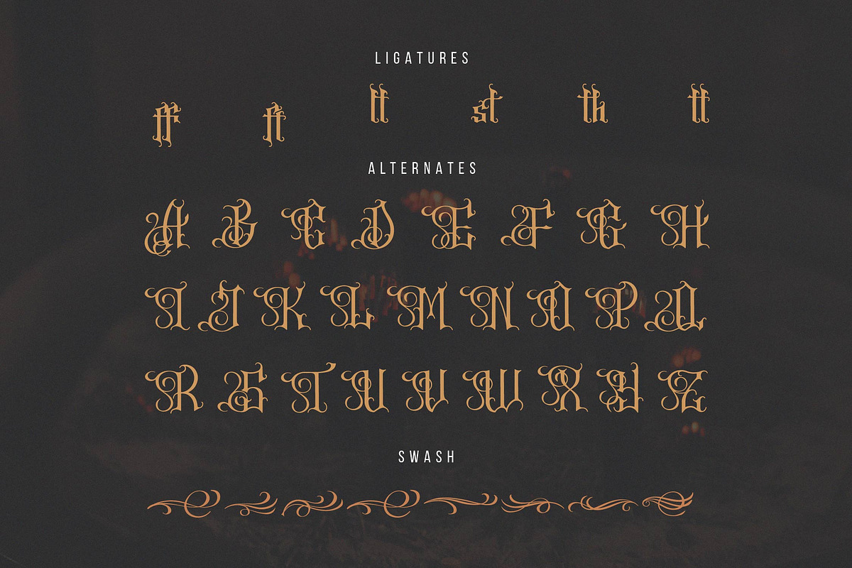 Igniss Son | Tattoo Script Font, a Script Font by Denustudios (Photo 12 of 14)