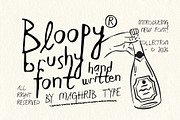 Bloopy Handwritten, a Handwritten Font by maghrib (Thumbnail 1 of 10)