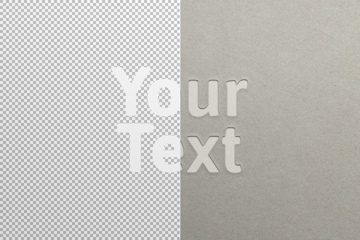 Paper Cutout Text Effect, an Action Add-On by MarkSupply (Photo 2 of 4)