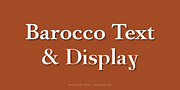 Barocco PRO, a Serif Font by preussTYPE (Thumbnail 1 of 12)