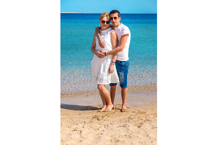 Lovers on the seashore travel, a Person Photo by yanadjana