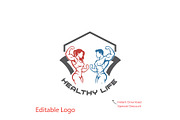 Custom Fitness & Gym Logo Design, a Branding & Logo Template by YUDesignStore (Thumbnail 1 of 8)