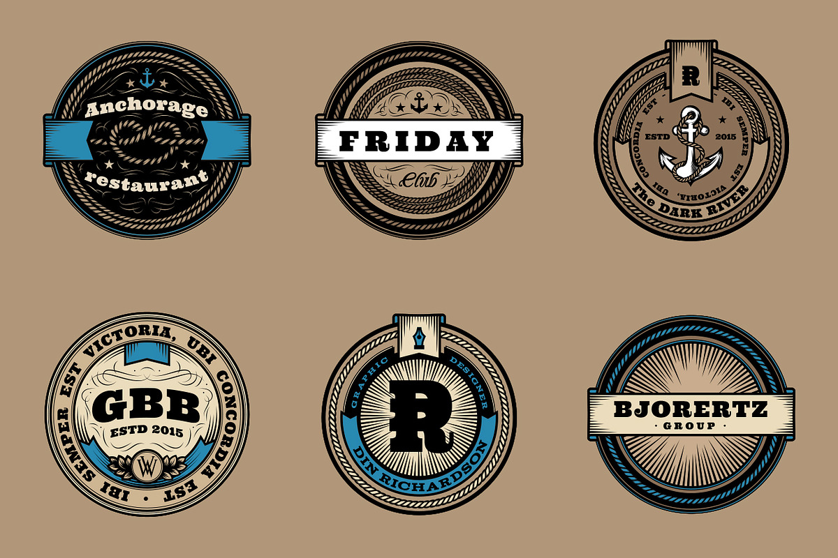 Logo Template Bundle, a Branding & Logo Template by verywell (Photo 3 of 7)