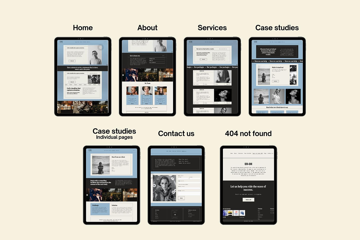 Squarespace Website template, a Squarespace Template by Ciel Lumiere (Photo 10 of 11)
