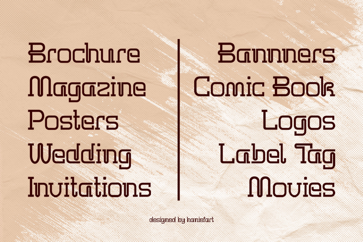 Agostia - Modern Display Font, a Slab Serif Font by haniefart (Photo 2 of 10)