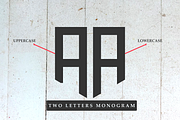 Two Letter Monogram, a Symbol Font by Letterayu Studio (Thumbnail 5 of 6)