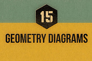 Vintage Geometry Diagrams, an Illustration by The Rusty Press (Thumbnail 1 of 5)