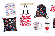 Valentine's Day watercolor pack, a Decorative Illustration by MarBom (Thumbnail 6 of 7)