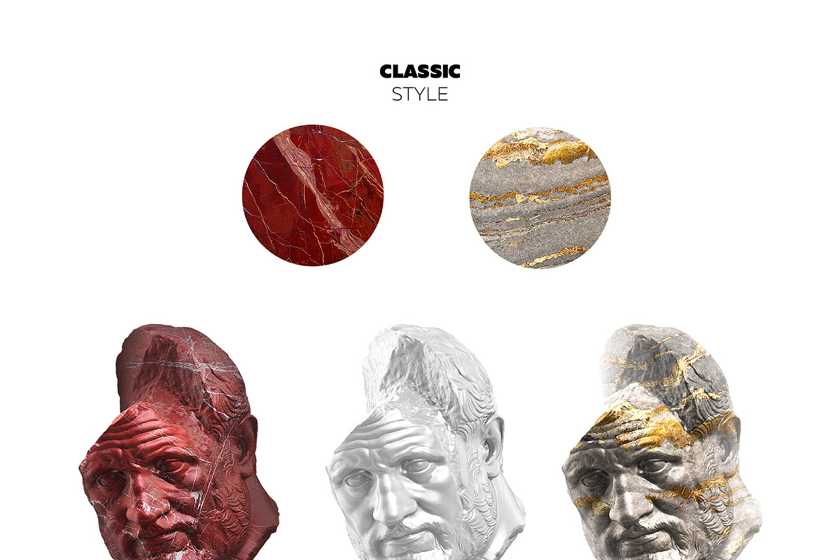5 Sculptures Busts Mockup #3, an Apparel Mockup by ARKS ACADEMY (Photo 6 of 8)