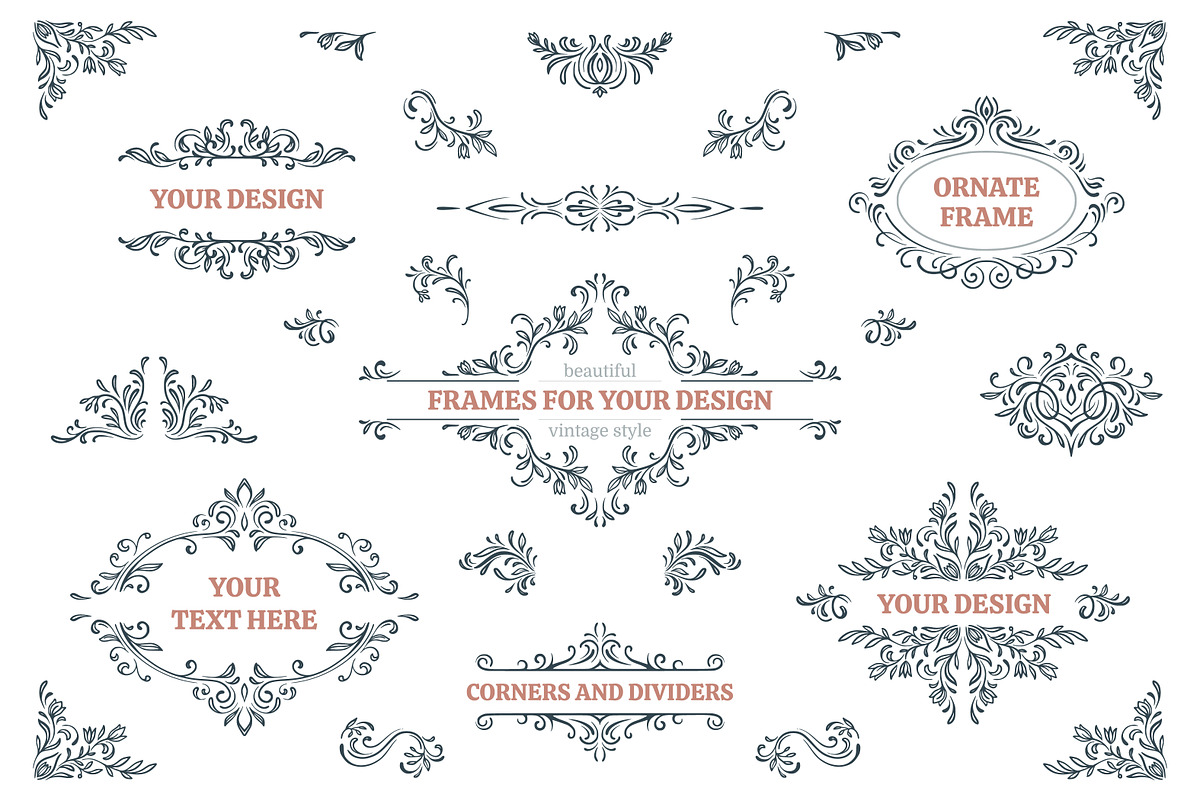 Vector Decorative Graphic Elements, an Object Graphic by Molly art (Photo 2 of 13)
