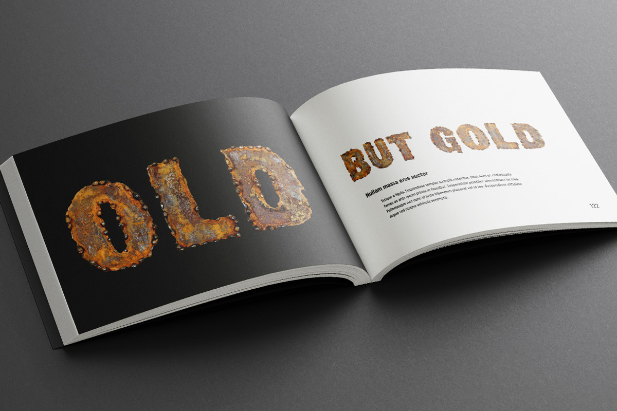 Rusty Metal Font, a Font by Handmadefont (Photo 5 of 9)