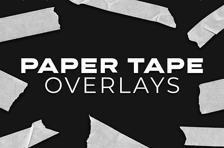 Paper Tape Overlay, a Texture Graphic by Pitchlook.Studio