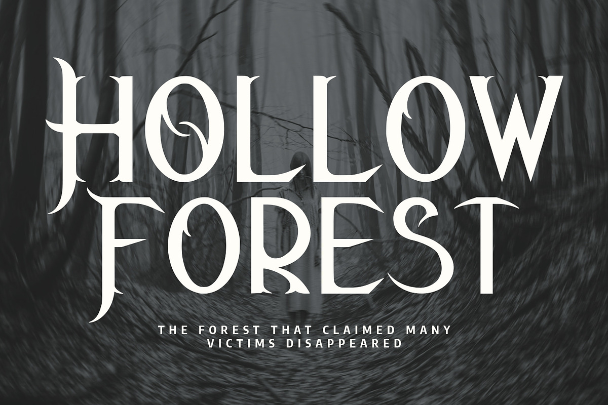 Zeroha Dark Gothic Blackletter Font, a Blackletter Font by Maulana Creative (Photo 6 of 7)