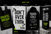 Static Panic – Chaotic Display Font, a Sans Serif Font by chekart (Thumbnail 4 of 10)