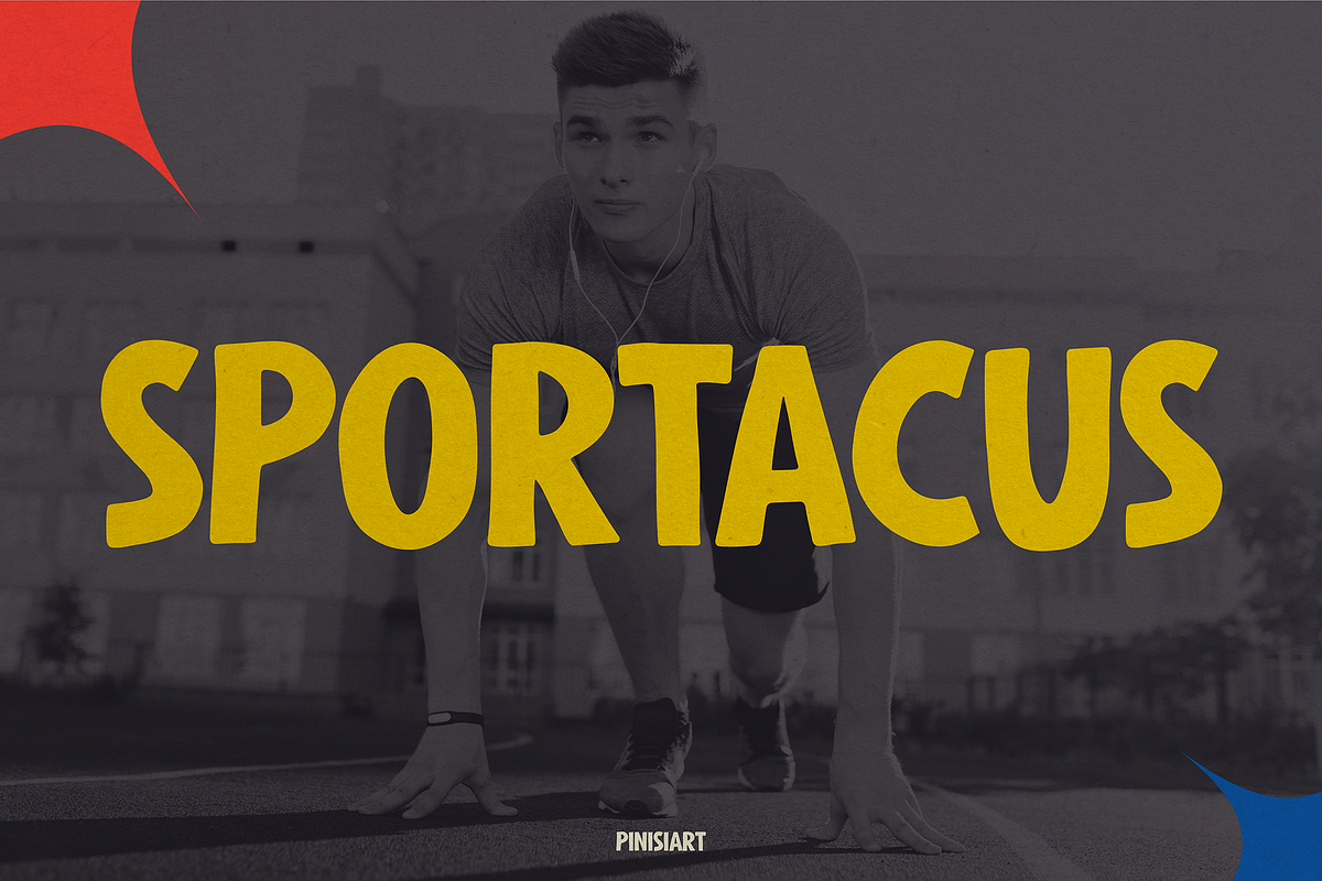 Sportacus, a Font by Pinisi ART (Photo 1 of 10)