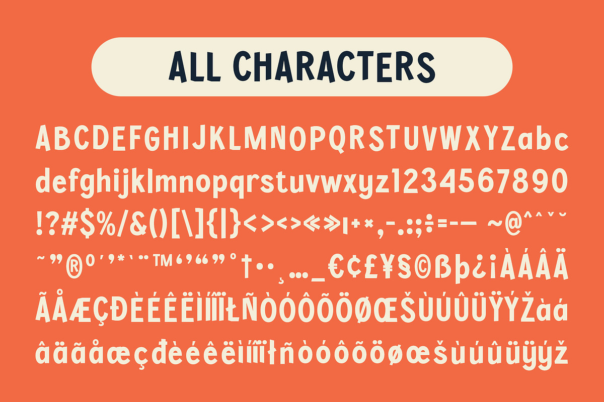 CS Happy – Fun Font, a Sans Serif Font by Craft Supply Co. (Photo 8 of 8)