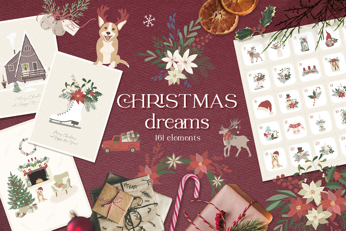 Christmas Dreams., a Seasonal Illustration by Designwork (Photo 1 of 13)
