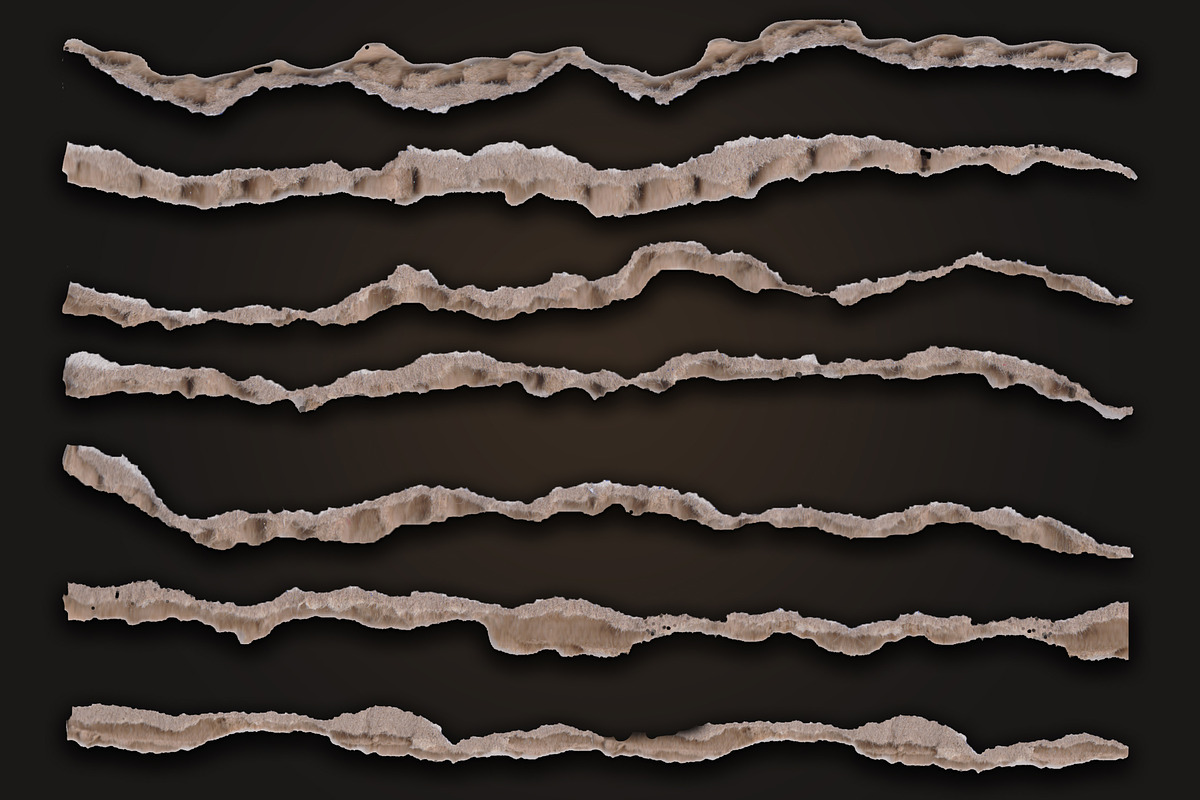 Torn Paper Edge Textures PNG Packs, a Texture Graphic by Creative_View (Photo 11 of 13)
