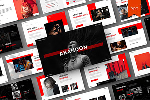 Abandon – Business PowerPoint, a Presentation Template by Dens Creative Studio