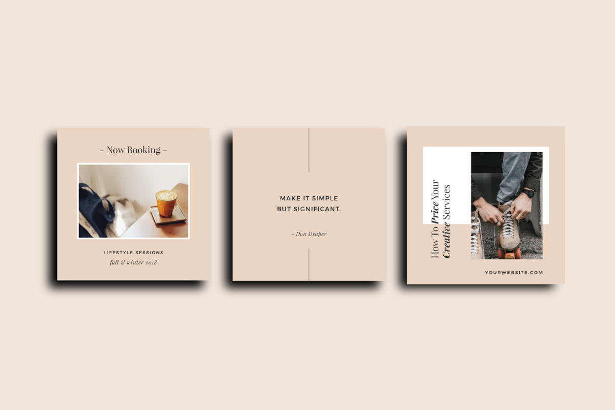 Carmen- Instagram Collection, a Social Media Template by SubtleSupply (Photo 5 of 6)