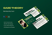 Gaze Theory - Membership Card, a Print Template by StreaksideStd (Thumbnail 2 of 3)