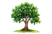 Sacred Tree of Life Clipart Bundle, an Illustration by DreamCafeArt (Thumbnail 2 of 6)