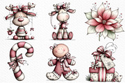 Whimsical Christmas Clipart, an Illustration by Craft Nest (Thumbnail 5 of 6)