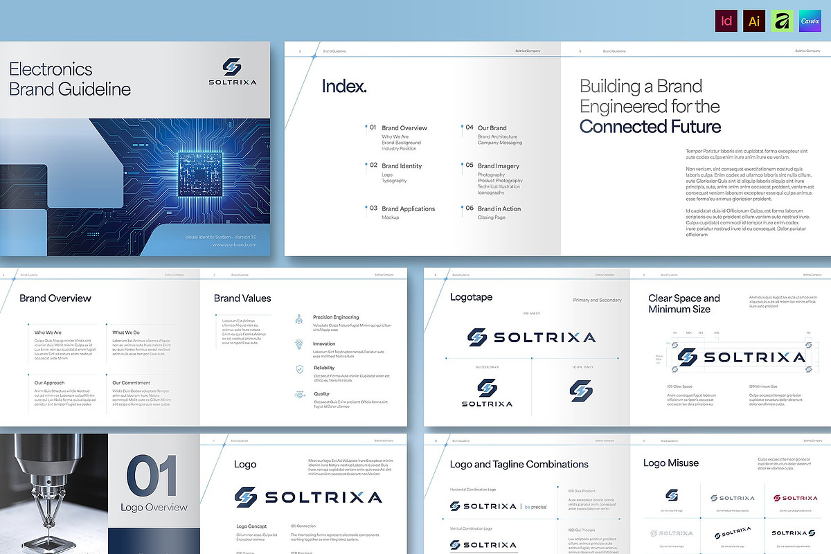Corporate Brand Guidelines Template, a Brochure Template by BrandPacks (Photo 1 of 7)