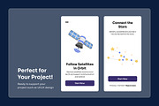 Satellites & Constellation 3D Icons, a Technology Illustration by twinstd (Thumbnail 4 of 6)