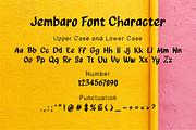 Jembaro Sans Serif Font, a Sans Serif Font by Gumrega Studio (Thumbnail 5 of 6)