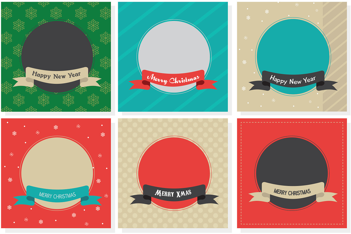 Make a hipster santa card, an Illustration by jenny lipets (Photo 2 of 5)