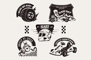 Karting Badge Asset Illustration, an Object Illustration by graphicook (Thumbnail 1 of 3)