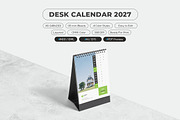2027 Minimalist Desk Calendar, a Stationery Template by MstArtwork (Thumbnail 2 of 6)