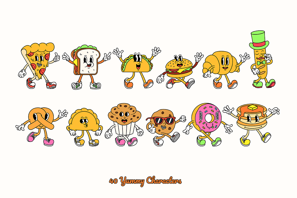 Cartoon Characters, The Bundle, an Illustration by The Isian (Photo 66 of 126)